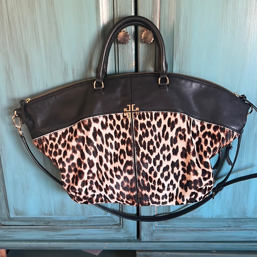 Tory Burch Leopard Calf Hair Bag / Purse